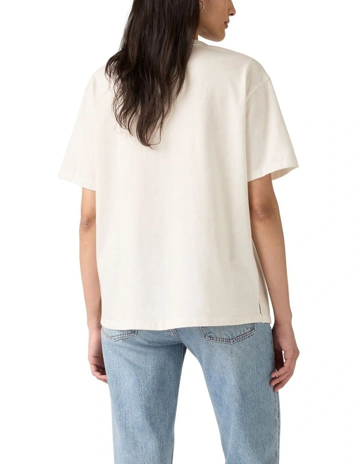 Graphic Tabor T-Shirt in White image 2