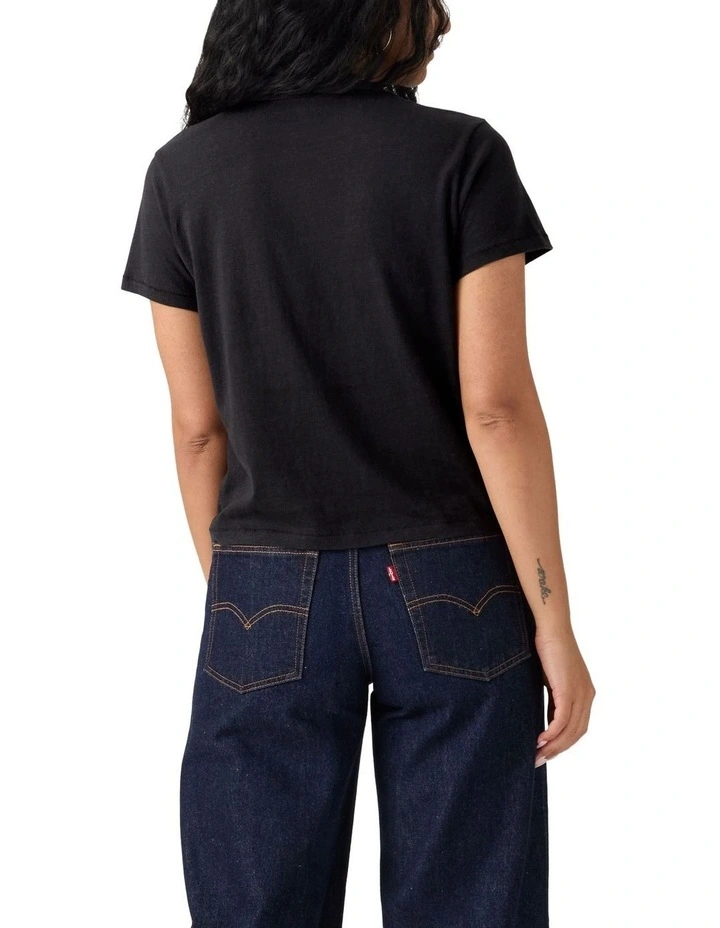 Graphic Classic Tee in Black image 2