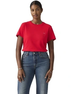 Favorite Cotton Tee in True Red