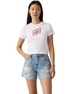 Graphic Essential Sporty Tee in Vintage Logo