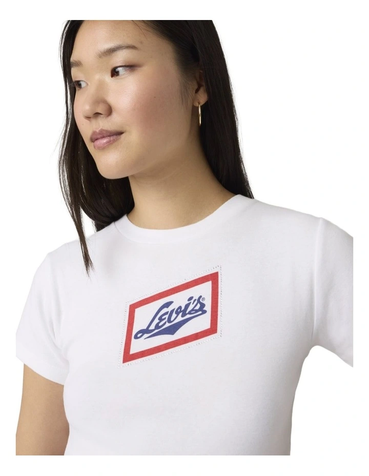 Graphic Essential Sporty Tee in Vintage Logo image 3