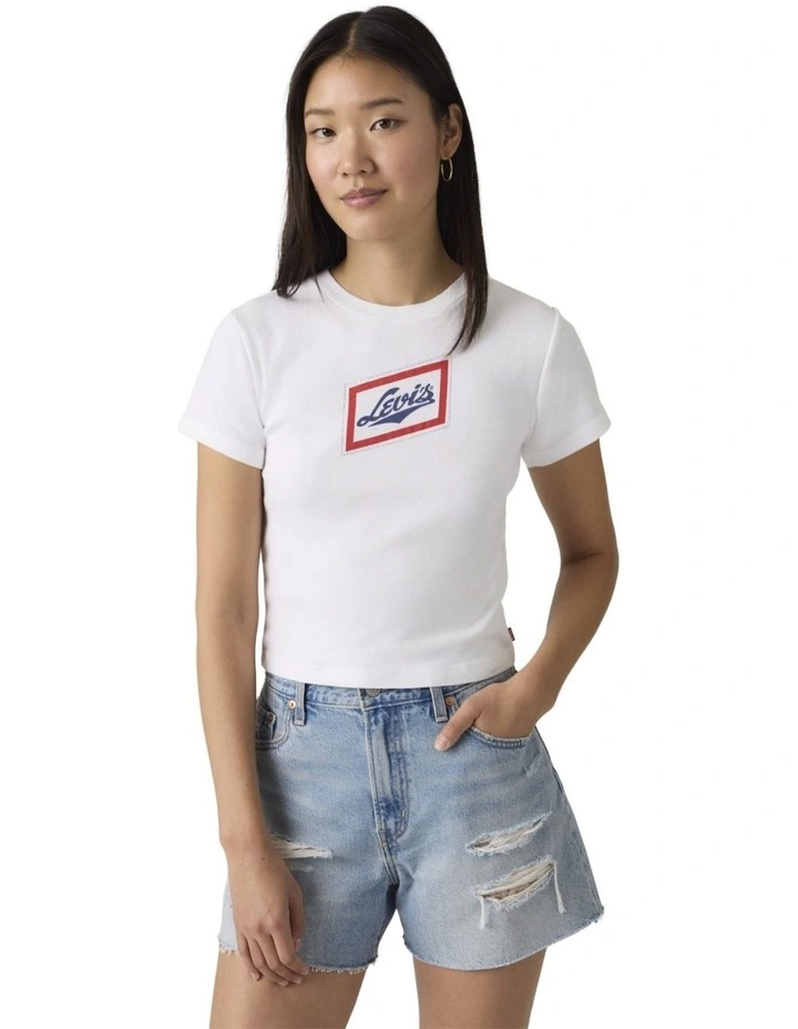 Graphic Essential Sporty Tee in Vintage Logo image 4