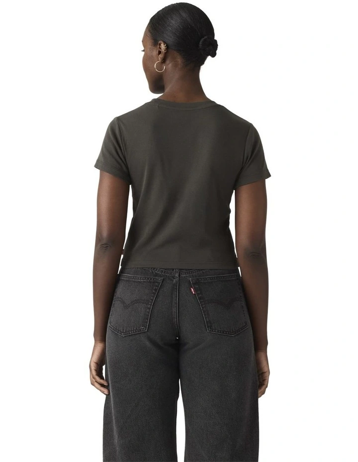 Graphic Essential Sporty Tee in Pirate Black image 2