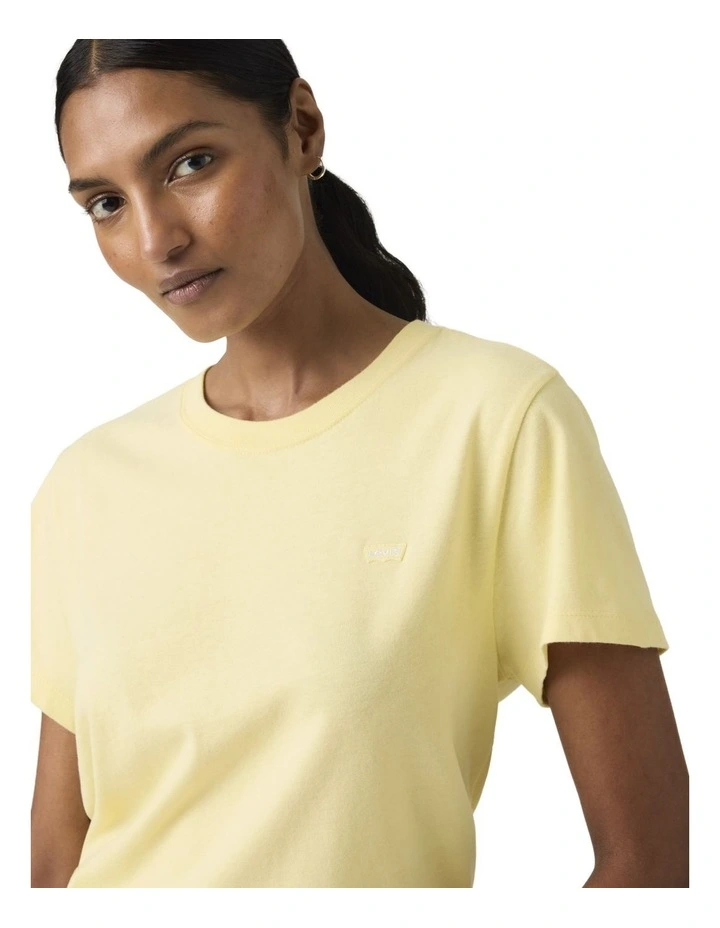 Favorite Cotton Tee in French Vanilla image 3