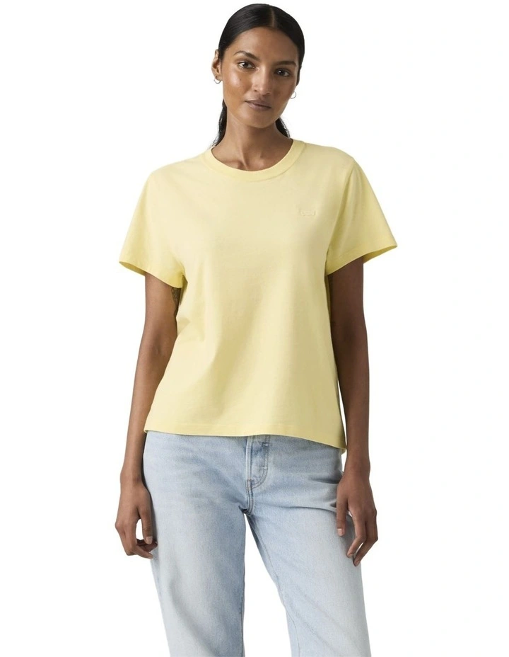 Favorite Cotton Tee in French Vanilla image 4