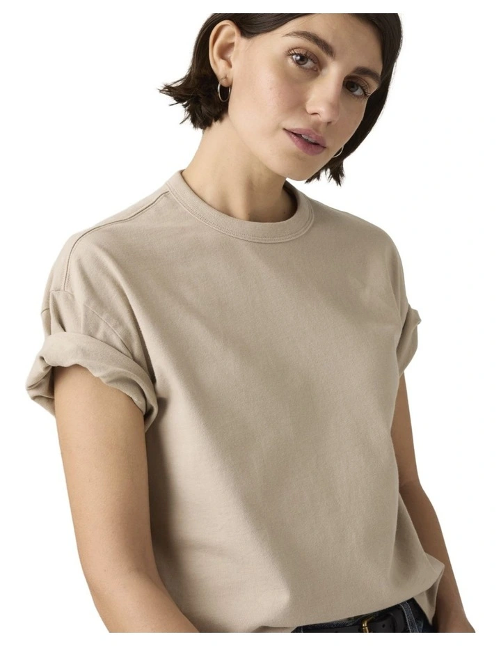 Vintage Short-Sleeve Tee in Chateau Grey image 3