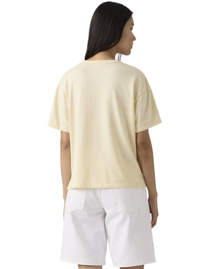 Graphic Vintage Tee in Egret image 2