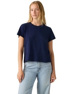 Favorite Cotton Tee in Peacoat