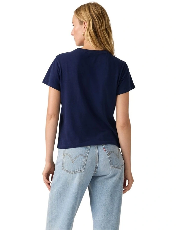 Favorite Cotton Tee in Peacoat image 2