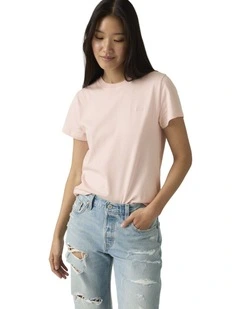 Favorite Cotton Tee in Crystal Pink
