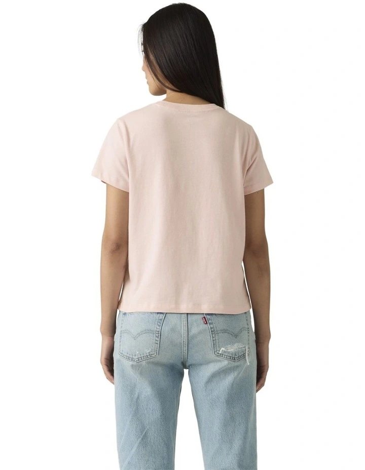 Favorite Cotton Tee in Crystal Pink image 2
