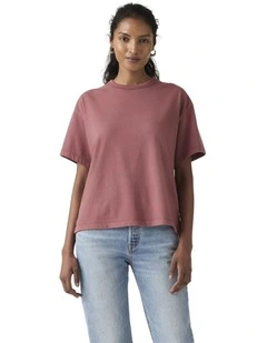 Vintage Short-Sleeve Tee in Crushed Berry