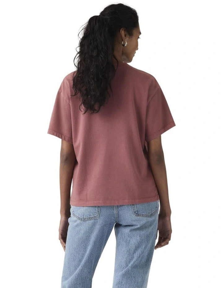 Vintage Short-Sleeve Tee in Crushed Berry image 2