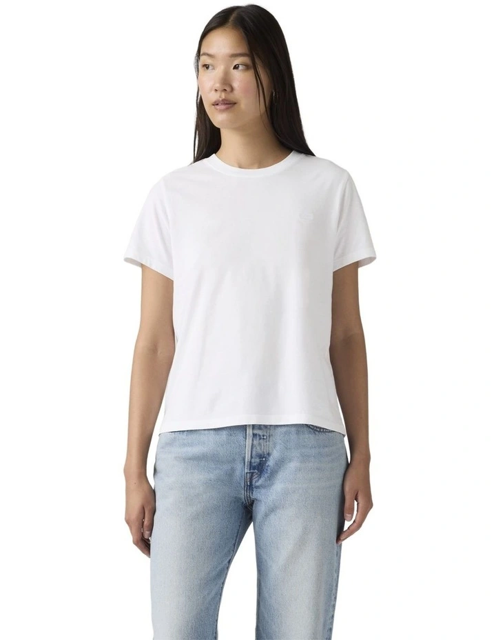 Favorite Cotton Tee in Bright White image 1