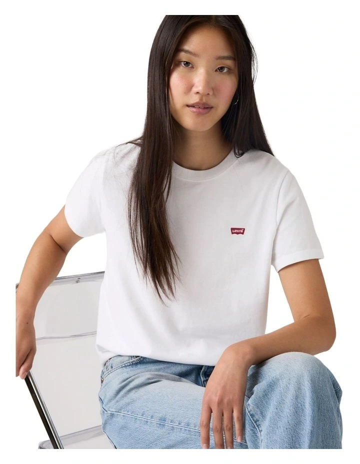 Favorite Cotton Tee in Bright White image 1
