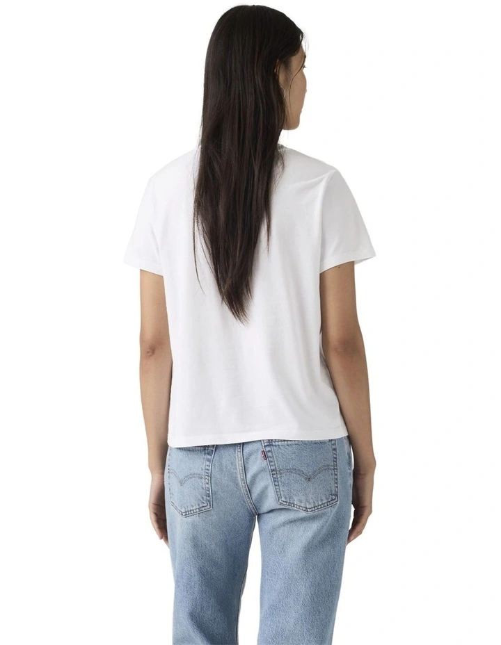 Favorite Cotton Tee in Bright White image 2