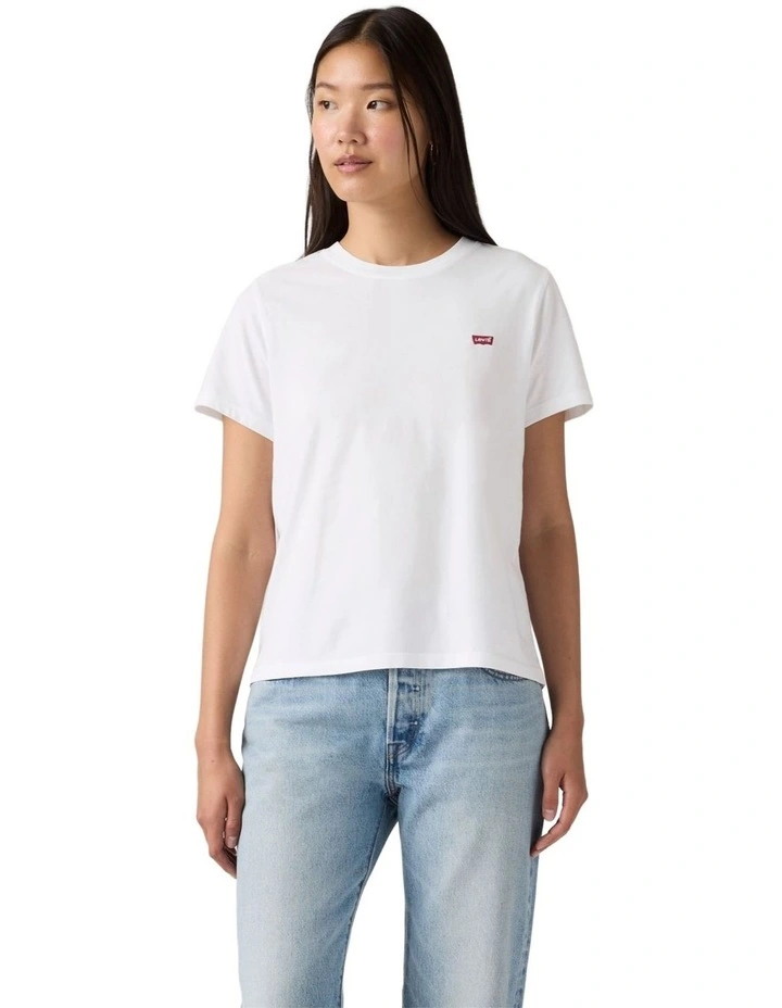 Favorite Cotton Tee in Bright White image 4