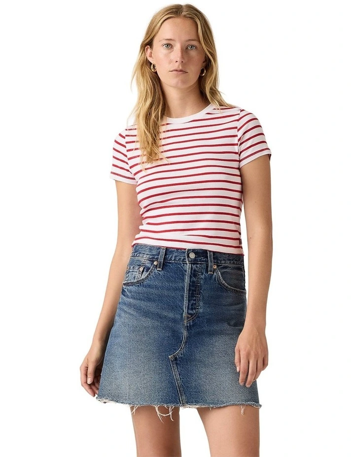 Essential Sporty T-shirt in Emily Stripe image 1