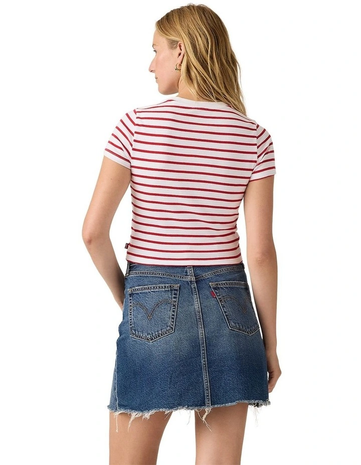 Essential Sporty T-shirt in Emily Stripe image 2