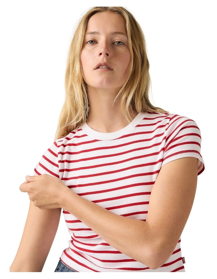 Essential Sporty T-shirt in Emily Stripe image 3