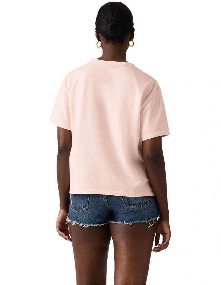 Graphic Vintage Tee in Crystal Pink image 2