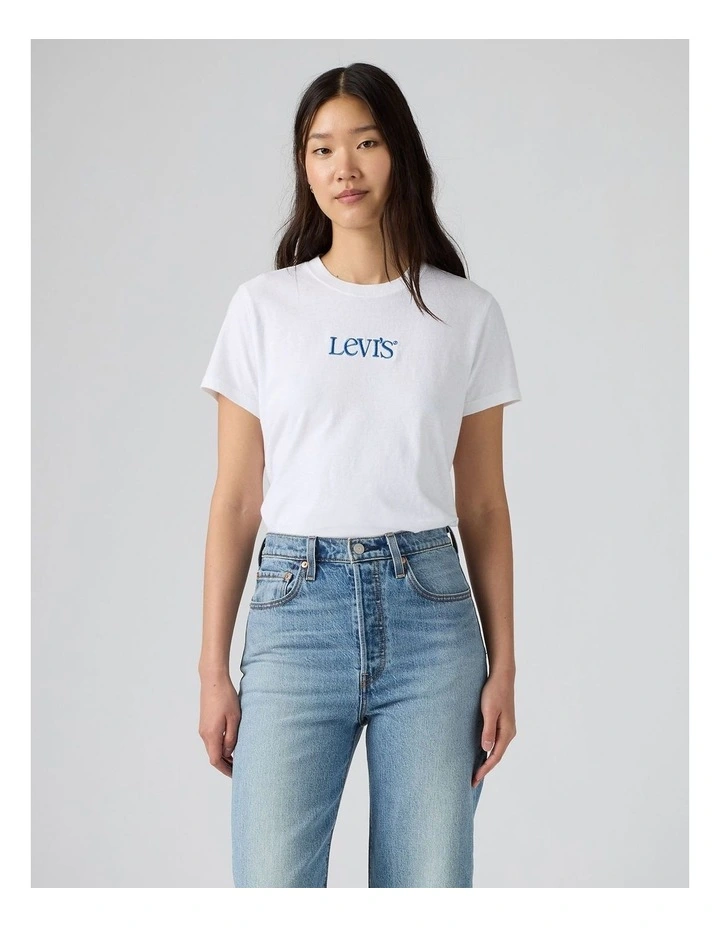 Graphic Favorite Tee in Club Serif Bright White image 1
