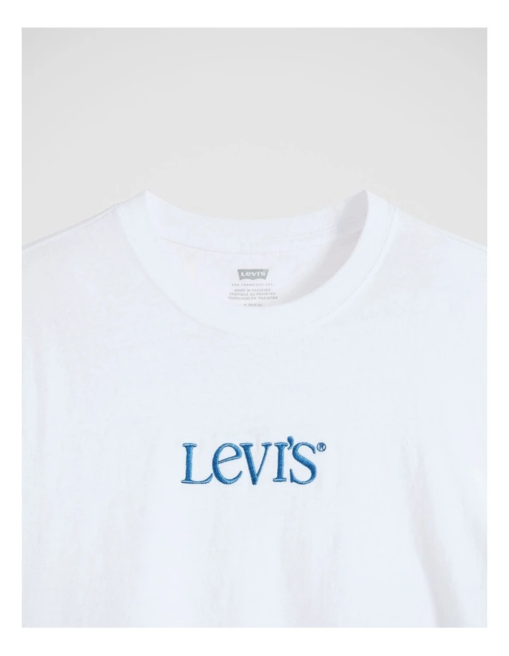 Graphic Favorite Tee in Club Serif Bright White image 3