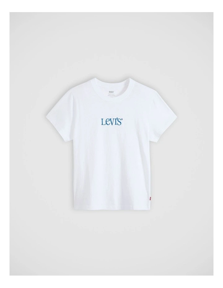 Graphic Favorite Tee in Club Serif Bright White image 4