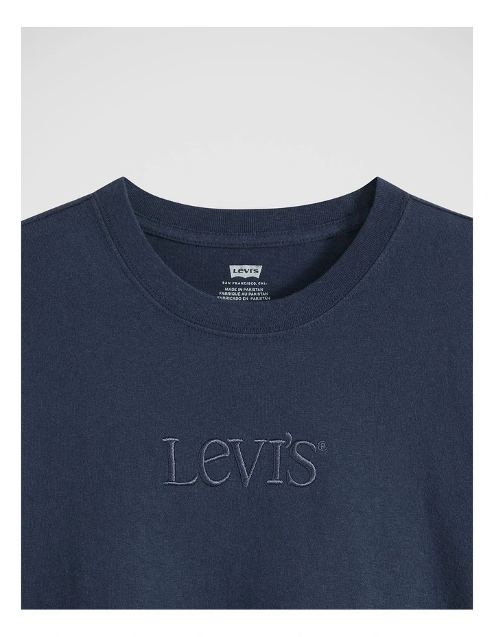 Graphic Favorite Tee inClub Serif Navy Blazer image 3