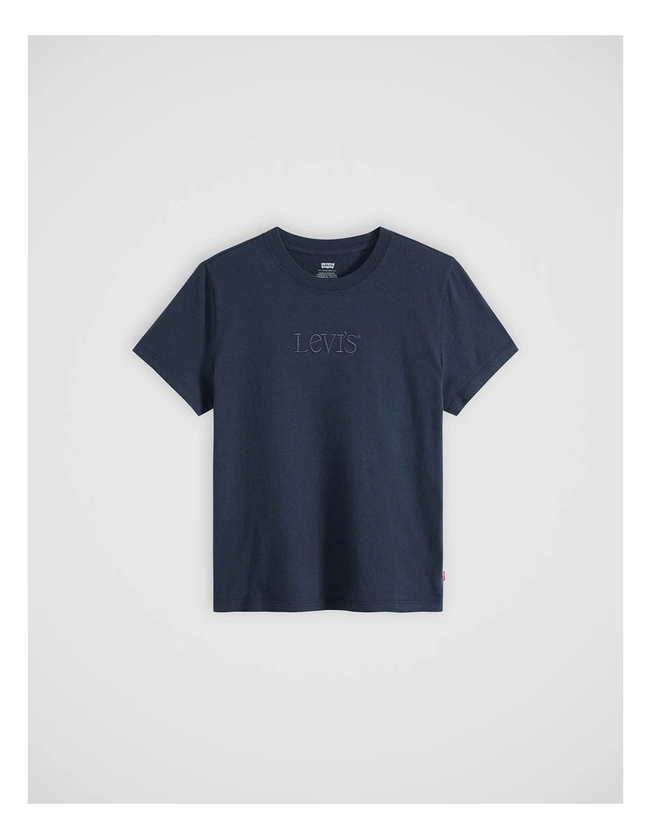 Graphic Favorite Tee inClub Serif Navy Blazer image 4