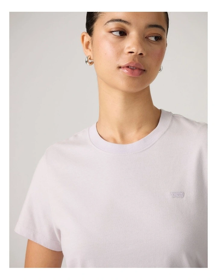 Favorite Cotton Tee in Lavender Blue image 3