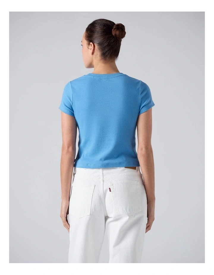 Graphic Essential Baby Tee in Change Is Beautiful Parisian Blue image 2