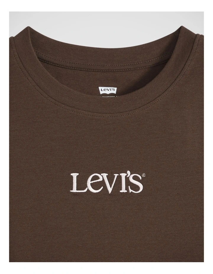 Graphic Essential Baby Tee in Emb Club Logo Java image 5
