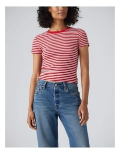 Essential Baby Teein Bliss Stripe True Red