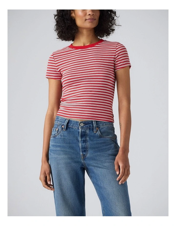 Essential Baby Teein Bliss Stripe True Red image 1