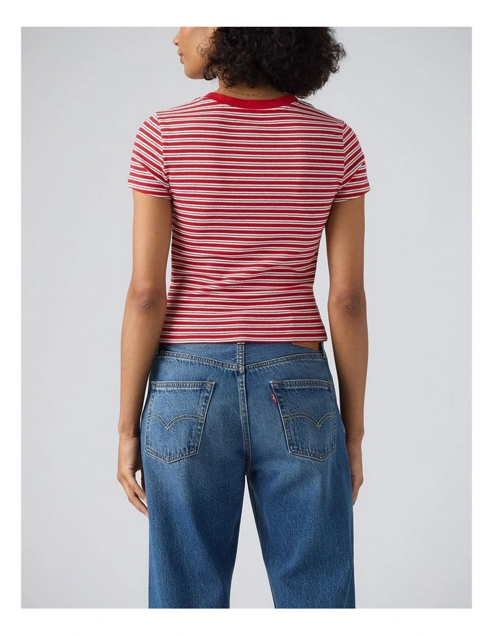 Essential Baby Teein Bliss Stripe True Red image 2