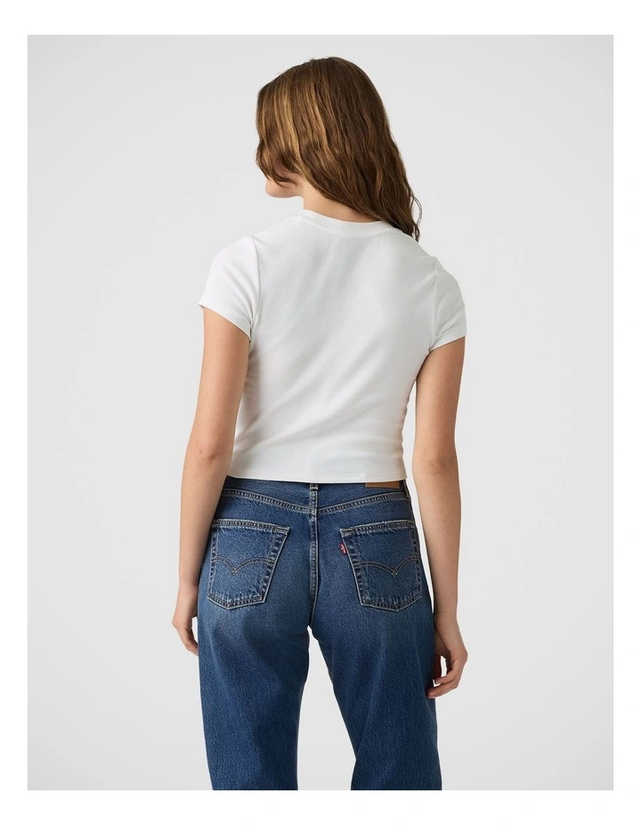 Essential Baby Tee in Bright White image 2