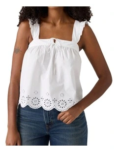 Cecilia Top in Bright White