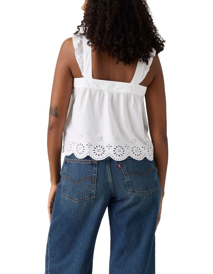 Cecilia Top in Bright White image 2