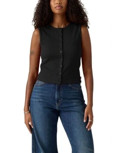 Rory Button-Up Shirt in Anthracite Night