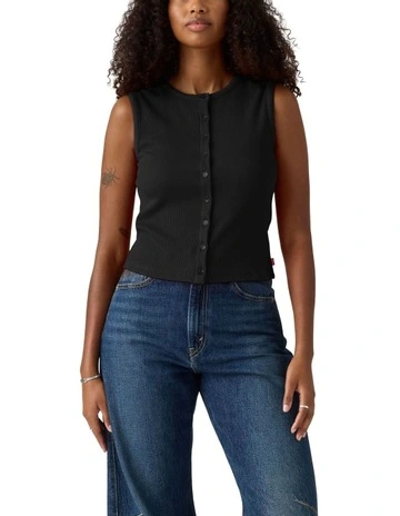 Rory Button-Up Shirt in Anthracite Night