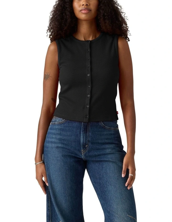 Rory Button-Up Shirt in Anthracite Night image 1