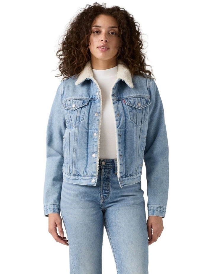 Original Sherpa Trucker Jacket in Feeling Everything image 3