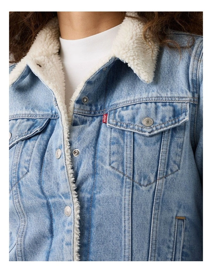 Original Sherpa Trucker Jacket in Feeling Everything image 4