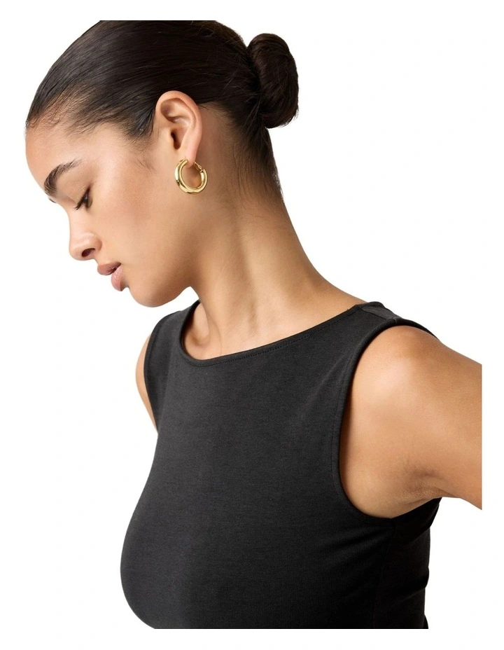 Blair Boatneck Top in Anthracite Night image 3