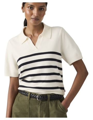 Isabella Stripe Tofu colour