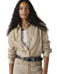 Teodora Western Shirt in Chipped Winter Twig