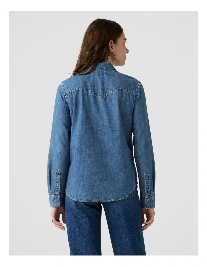 Heritage Western Denim Shirt in All Day Long Western image 2