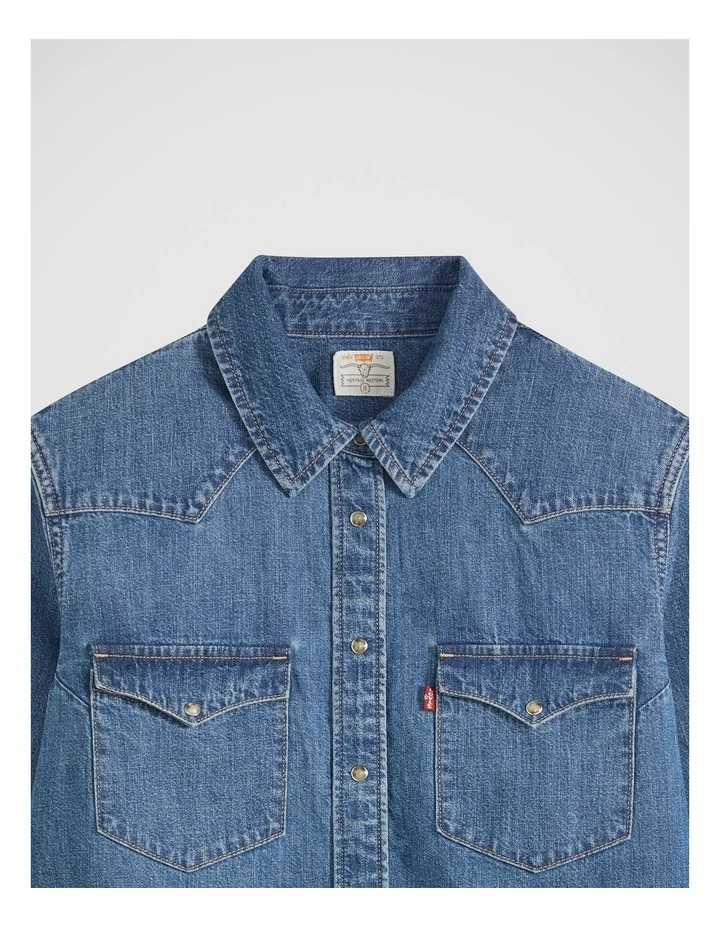 Heritage Western Denim Shirt in All Day Long Western image 4
