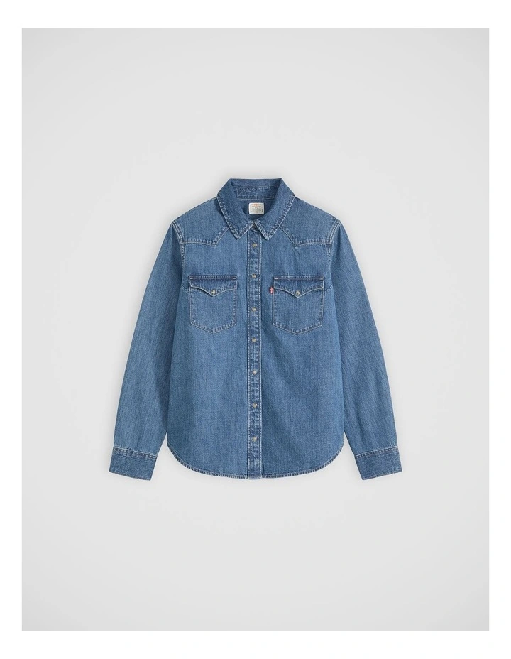 Heritage Western Denim Shirt in All Day Long Western image 5